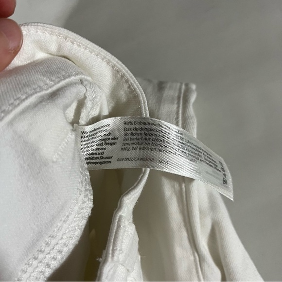 EILEEN FISHER ~ White Denim Straight Leg Jeans - Picture 8 of 8